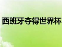 西班牙奪得世界杯（西班牙世界杯奪冠歷程）