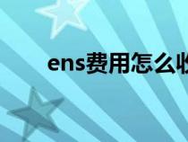 ens費(fèi)用怎么收?。╡ns費(fèi)用是什么）