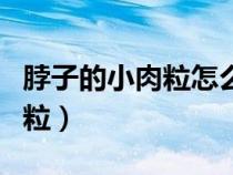 脖子的小肉粒怎么消除（脖子上長了很多小肉粒）
