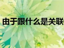 由于跟什么是關(guān)聯(lián)詞(由于的關(guān)聯(lián)詞是什么) 由于跟什么是關(guān)聯(lián)詞(由于的關(guān)聯(lián)詞是什么)
