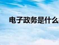 電子政務(wù)是什么模式（電子政務(wù)是什么）