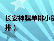 長安神騏單排小貨車報(bào)價(jià)及圖片（長安神騏單排）