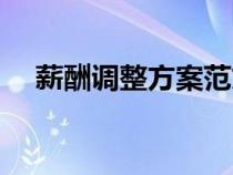 薪酬調(diào)整方案范文模板（薪酬調(diào)整方案）