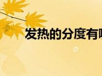 發(fā)熱的分度有哪幾種?（發(fā)熱的分度）