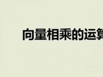向量相乘的運算（向量相乘公式推導）
