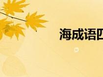 海成語四個字（海成語）