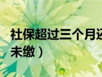 社保超過(guò)三個(gè)月還能補(bǔ)交嗎(社保超過(guò)三個(gè)月未繳) 社保超過(guò)三個(gè)月還能補(bǔ)交嗎(社保超過(guò)三個(gè)月未繳)