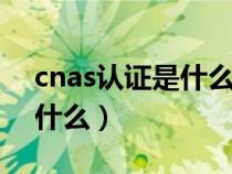 cnas認(rèn)證是什么認(rèn)證權(quán)威嗎（CNAS認(rèn)證是什么）