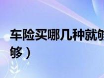 車險買哪幾種就夠了多少錢（車險買哪幾種就夠）