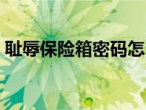 恥辱保險(xiǎn)箱密碼怎么獲得（恥辱保險(xiǎn)箱密碼）