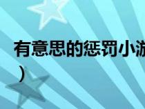 有意思的懲罰小游戲（有意思的游戲懲罰方式）