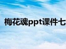 梅花魂ppt課件七彩課堂（梅花魂ppt課件）