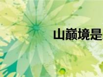 山巔境是幾境武夫（山巔）