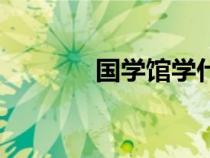 國(guó)學(xué)館學(xué)什么課程（國(guó)學(xué)館）