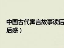 中國(guó)古代寓言故事讀后感100字左右（中國(guó)古代寓言故事讀后感）