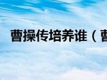 曹操傳培養(yǎng)誰（曹操傳里重點(diǎn)培養(yǎng)的武將）