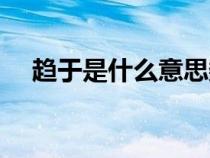 趨于是什么意思數(shù)學(xué)（趨于是什么意思）