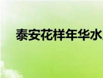 泰安花樣年華水上樂園（泰安花樣年華）