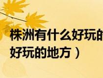 株洲有什么好玩的地方景點(diǎn)推薦（株洲有什么好玩的地方）