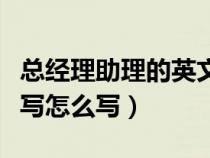 總經(jīng)理助理的英文怎么寫(xiě)(總經(jīng)理助理英文縮寫(xiě)怎么寫(xiě)) 總經(jīng)理助理的英文怎么寫(xiě)(總經(jīng)理助理英文縮寫(xiě)怎么寫(xiě))