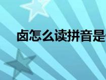 鹵怎么讀拼音是什么字（鹵怎么讀拼音）