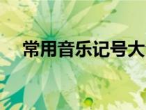 常用音樂記號(hào)大全（音樂記號(hào)名稱大全）