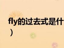 fly的過(guò)去式是什么英語(yǔ)(fly的過(guò)去式是什么) fly的過(guò)去式是什么英語(yǔ)(fly的過(guò)去式是什么)
