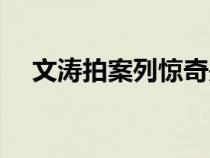文濤拍案列驚奇是什么生肖（文濤拍案）