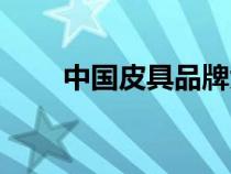 中國(guó)皮具品牌大全（中國(guó)皮具品牌）