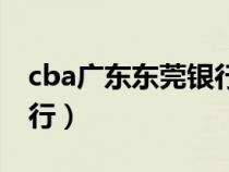 cba廣東東莞銀行隊(duì)員名單（cba廣東東莞銀行）