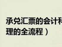 承兌匯票的會(huì)計(jì)科目怎么做（承兌匯票賬務(wù)處理的全流程）