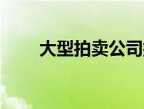 大型拍賣公司排名（拍賣公司排名）