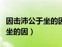 因擊沛公于坐的因的用法和意義（因擊沛公于坐的因）