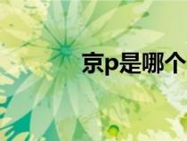 京p是哪個區(qū)的車牌號(京p) 京p是哪個區(qū)的車牌號(京p)