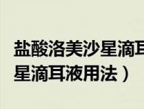鹽酸洛美沙星滴耳液的功效與作用（左氧氟沙星滴耳液用法）