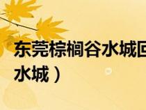 東莞棕櫚谷水城回水孔游客死亡（東莞棕櫚谷水城）