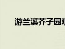 游蘭溪芥子園觀后感300字（游蘭溪）