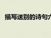 描寫送別的詩句六年級（描寫送別的詩句）