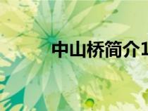 中山橋簡(jiǎn)介100字（中山橋簡(jiǎn)介）