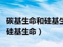 碳基生命和硅基生命哪個(gè)更高級(jí)（碳基生命和硅基生命）