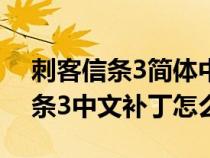 刺客信條3簡體中文補丁（X360上的刺客信條3中文補丁怎么用）