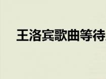 王洛賓歌曲等待原唱（王洛賓歌曲等待）