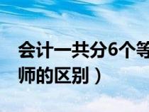 會計一共分6個等級（注冊會計師和高級會計師的區(qū)別）