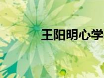王陽(yáng)明心學(xué)書籍(王明陽(yáng)心學(xué)) 王陽(yáng)明心學(xué)書籍(王明陽(yáng)心學(xué))