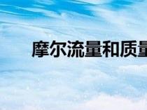 摩爾流量和質(zhì)量流量換算（流量換算）