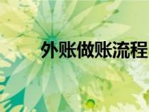 外賬做賬流程（做外賬的基本流程）