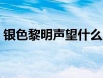 銀色黎明聲望什么用(銀色黎明聲望怎么刷) 銀色黎明聲望什么用(銀色黎明聲望怎么刷)