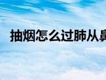抽煙怎么過肺從鼻子出煙(抽煙怎么過肺) 抽煙怎么過肺從鼻子出煙(抽煙怎么過肺)
